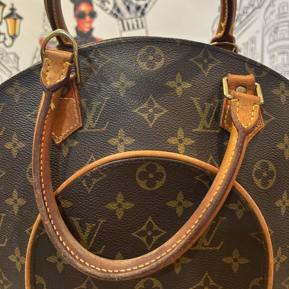 Louis Vuitton Ellipse MM Monogram "Bowling" Bag Canvas & Leather - Picture 6 of 16